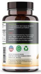 Viva Doria Turmeric Curcumin bottle back with supplement facts and pepper extract note