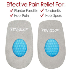 Close-up of Vive Envelop gel material for durable shock absorption and pain relief.