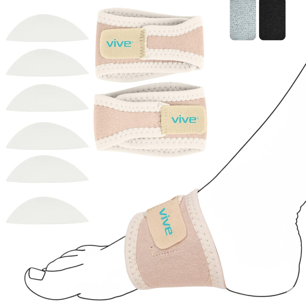 Vive Foot Arch Support Brace side view for all-day comfort.