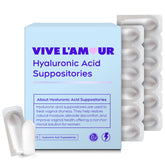 Vive L'Amour box of 12 inserts, portable moisture for on-the-go use.