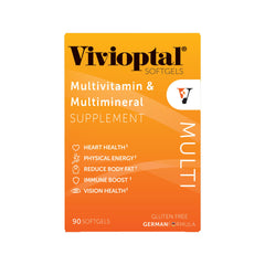 Vivioptal Multi bottle top view emphasizes easy daily use.