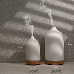 VIVITEST diffuser with LED color cycle showing mood-enhancing lighting