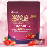 VivoNu 24-in-1 Magnesium Gummies bottle for convenient daily wellness.