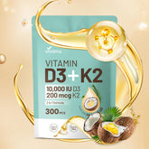 VivoNu Vitamin D3 K2 bottle for 2 in 1 bone and immune support