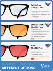 VMJFBJ fashion-colors frame offers stylish daily wear with amber protection