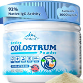 VNNIQ bovine colostrum powder bottle for daily health support