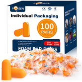 VOISEN Ear Plugs soft foam close-up for comfortable wear