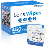 VOISEN lens wipes, individually wrapped for on-the-go glasses cleaning