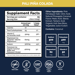 VOLI WELLNESS coconut water base for natural flavor and post-activity hydration.