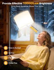 Volisun magnetic remote attached to lamp for easy hands-free control