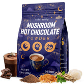 Volocatilly packaging for mushroom hot cocoa promotes a convenient nightly ritual