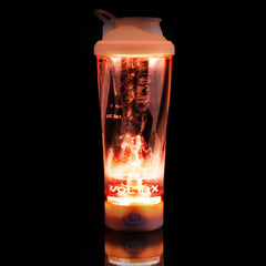 Voltrx vortex mixing action demonstrates smooth powder blending.
