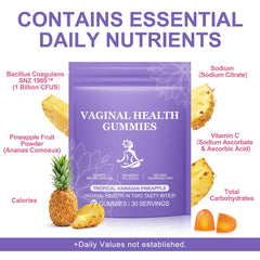 Close-up of Vortexonix Vital bottle showing pineapple-flavored gummies for daily use