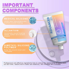 Voryn silicone scar cream close-up texture ready for daily use.