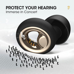 Vosaf compact travel case keeps ear plugs clean and ready on trips.