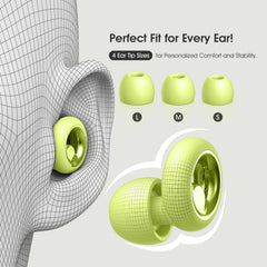 Vosaf ear plugs four sizes XS to L ensure a precise fit.