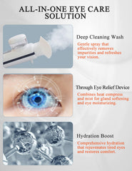 Vowleike warm compress eye socket application shows soothing warmth and gland support.