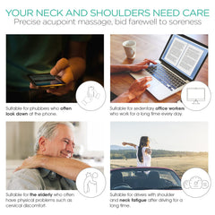 VOYOR deep-tissue massage feel mimics a professional session for deeper relaxation.