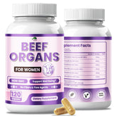 VPKIN Beef Organ Supplement bottle with capsules for daily vitality