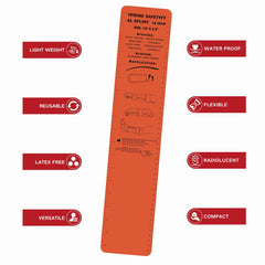 VPRIME SAFETYFY waterproof foam splint is easy to clean and reuse.