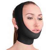 VT Variteks chin-strap for women offers comfortable neck and chin support after surgery.