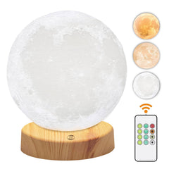 VUSIHOO Happy Moon Lamp on desk provides bright, UV-free light for focused work