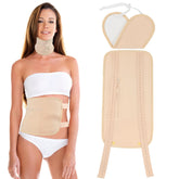 Vyaji organic castor oil pack wrap for mess-free application and wear.