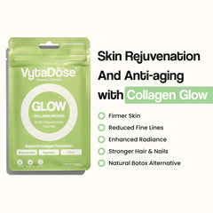 Vytadose Collagen Glow Patches application ready for daily use.