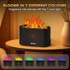 VZZNN 2-pack black diffuser side view showing portable setup for desks and small offices.