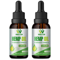 WACHRAY hemp oil drops bottle showing premium CO2 extraction quality for daily use