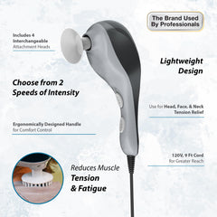 Wahl All Body Massager spot application for pinpoint pain relief