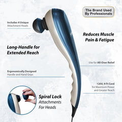 Wahl Four Finger Flex attachment mimics hand massage for targeted relief