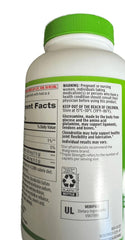 Walgreens Glucosamine Chondroitin label detail highlights high potency for joints.