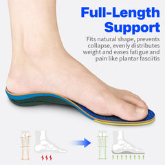 WalkHero flexible arch support promotes proper alignment and even weight distribution.