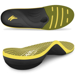 WalkHero heavy-duty arch support insoles, side view showing stabilizing arch cradle for daily use.