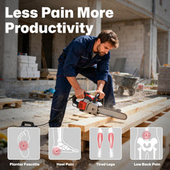 WalkHero Work forefoot pad reduces metatarsal fatigue during long shifts.