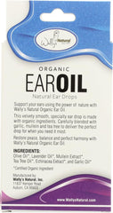 Wally's Natural Ear Oil six-herb infusion highlighting herbal ear care.