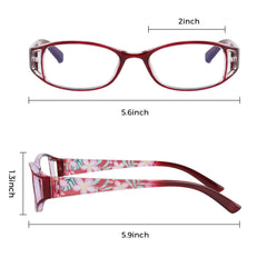 Gafas WALMXX de lectura para mujer en negro, diseño clásico