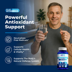 We Like Vitamins Resveratrol polyphenol sources tag highlights natural ingredients.