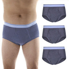 Wearever men's incontinence underwear front view with discreet protection for daily wear