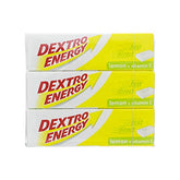 WeaShaemgLi Dextro Energy SE lemon tablets 3-pack for convenient on-the-go energy.