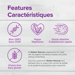 Webber Naturals Right Fibre4 dissolving powder in water for convenient support