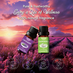 WECONA Jasmine oil bottle for uplifting diffusers and luxurious candle scents.