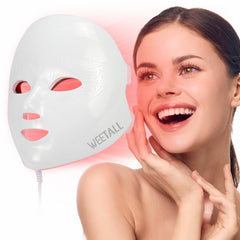 Weetall 8-color mask front view for personalized at-home light therapy.