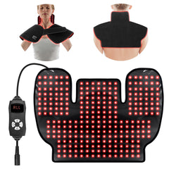WEETALL red light therapy shoulder neck wrap used for targeted relief and comfort.