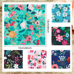 Weewooday floral design cloth ideal for wiping away smudges on lenses and screens