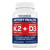 Weider Artery Health bottle with label, easy daily support for heart health