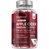 WeightWorld Apple Cider Vinegar Gummies bottle shows an easy daily wellness ritual