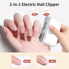 WEIHUINET USB-rechargeable nail tool for convenient grooming anywhere.