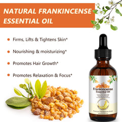 WeiWeiLa Pure Frankincense amber glass bottle emphasizes premium packaging and purity.